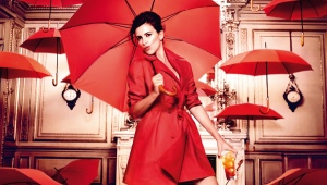 Červený deštník