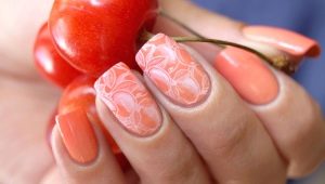 Coral manicure design: succesfulde kombinationer og interessante eksempler