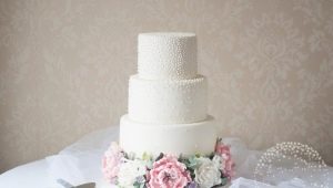 Perlų vestuvių tortų dizaino idėjos
