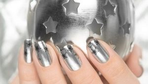 Sølv manicure: indretning funktioner og modetrends