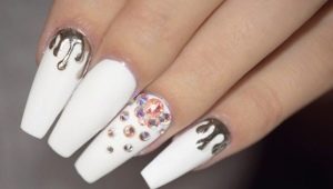 Ideas for creating a stylish white matte manicure