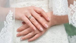 Bruiloft manicure ontwerpideeën voor uitgebreide nagels