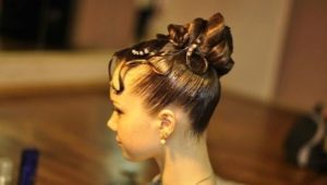 Hairstyles for girls to ballroom dancing