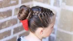 What beautiful hairstyles can girls do to school?