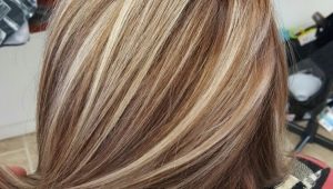 Højdepunkter med toning på lysebrunt hår