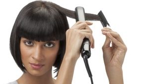 Opções para modelar ferro para cabelo curto