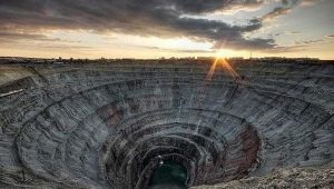 Diamantová těžba: vklady v Rusku a dalších zemích