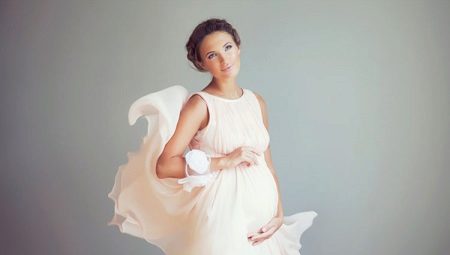 Къси сватбени рокли за майчинство