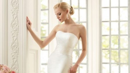 A-Line vestuvių suknelė - unimpressive, bet elegantiška
