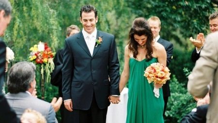 Groene bruidsjurken - voor ongewone bruiden