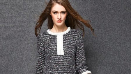 Tweed kjoler - elegant forretningsutseende