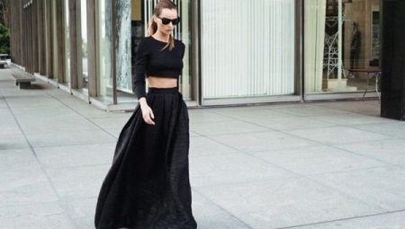 Separuh skirt panjang rok