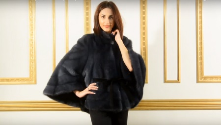 Abrigo de visón - una cosa elegante para una mujer de lujo