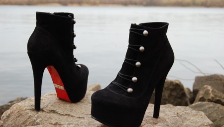 Suede Heeled Ankle Boots