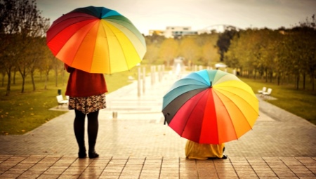 Rainbow paraplyer