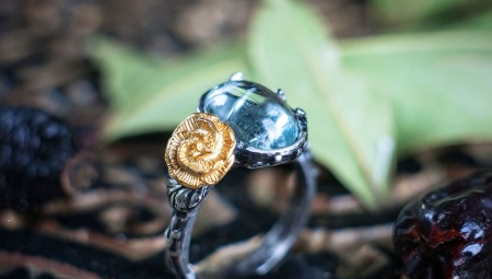 Akvamarino žiedas