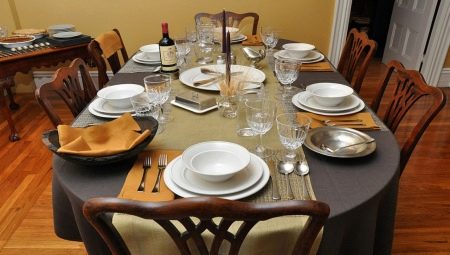 Pravidla pro nastavení jídelního stolu