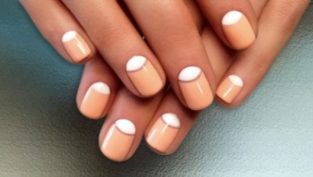 White moon manicure: fashion trend at design ideas