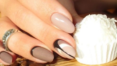 Coffee manicure: maliwanag na mga ideya at tip para sa kanilang pagpapatupad