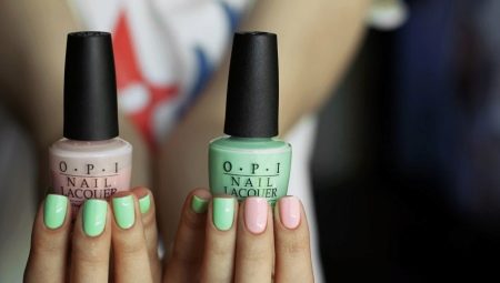 Tendències de moda per crear una manicura de color rosa-verd