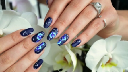 Orquídeas de unhas: idéias de manicure e tendências da moda