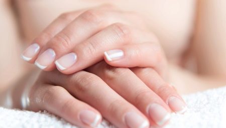 French manicure design rules for shellac for short nails