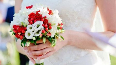 Bouquet de mariée d'eustoma