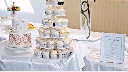 Сватбена торта Cupcake: оригинални идеи и съвети за избор