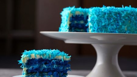 Svatební dort v modré barvě: symbolika a zajímavé možnosti