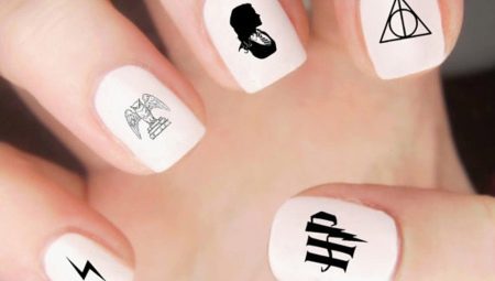 Manicure Design Ideas Baserat på Harry Potter Books