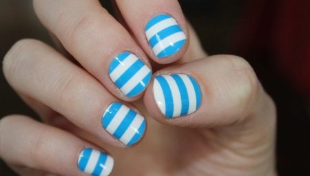 Striped Manicure: Decor Idéer og Design Tips