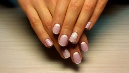 Features of French manicure gel varnish on short nails