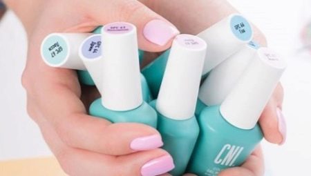 Features and color scale gel varnishes CNI