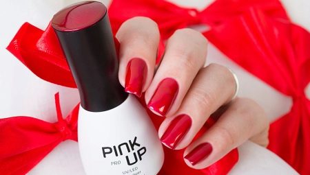 Features and tips for applying Pink Up gel polishes