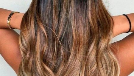 Balayazh on brown hair: a description and tips on choosing color