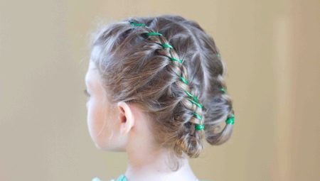 Beautiful hairstyles for girls in kindergarten
