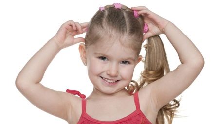 Original hairstyles with elastic bands for girls