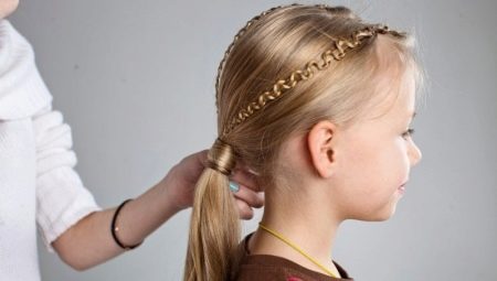 Choosing hairstyles for girls in kindergarten for every day