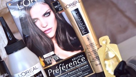 Hair colors L’Oreal Preference: a palette of colors and instructions for use