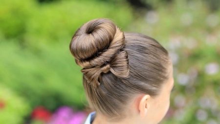 Hairstyles in 5 minutes to school for children with medium hair length