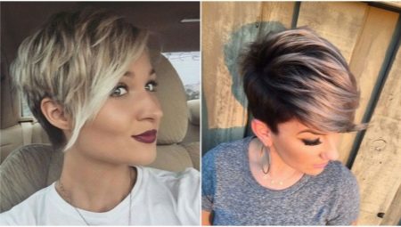 Gunting rambut Pixie dengan bangs: variasi, petua pilihan dan gaya