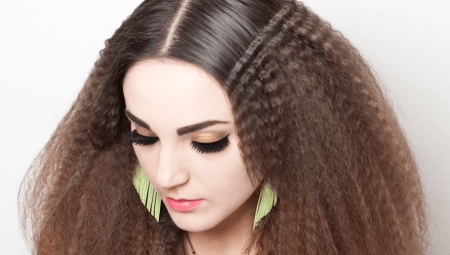 Corrugated long hair: varieties, tips sa paglikha