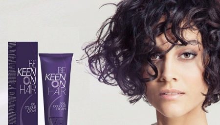Keen hair dyes: features and color palette