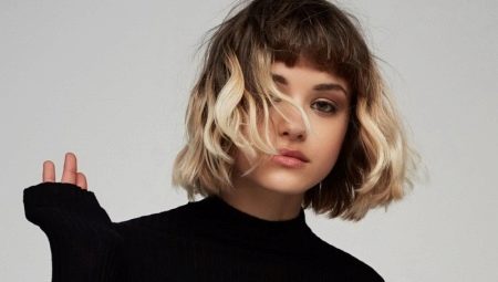 Ombre on dark short hair: features and technique