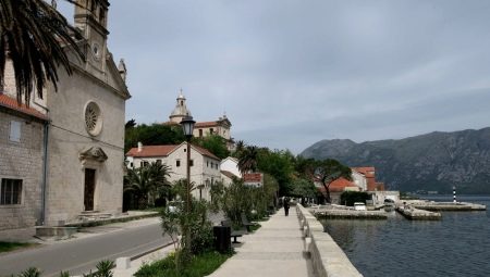 Prcanj di Montenegro: ciri-ciri pemandangan dan riadah