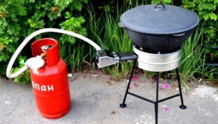 Gas burners for cauldron: types and features of operation