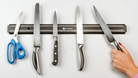 Magnetiske holdere til kniver: Hvordan velge og legge til?