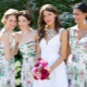 Evening dresses for bridesmaids of the same color or different shades