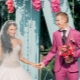 Gaun pengantin merah jambu - untuk pengantin romantik dan lembut