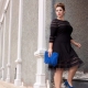 Fekete estélyi ruha nagy méretű az elhízott nők számára
